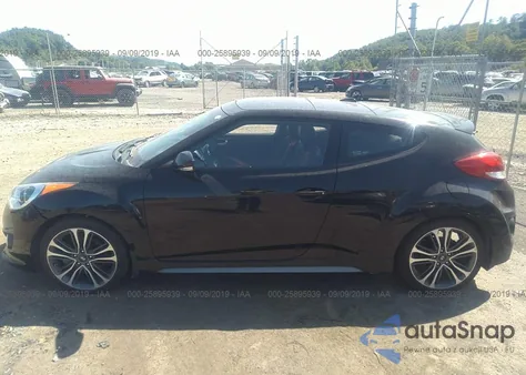 2016 Hyundai Veloster Turbo from USA, damaged, VIN KMHTC6AE9GU249946